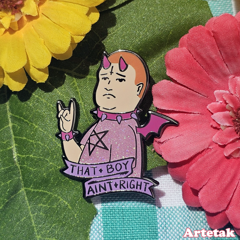 Artetak • Bobby "That Boy Ain't Right" Enamel Pin