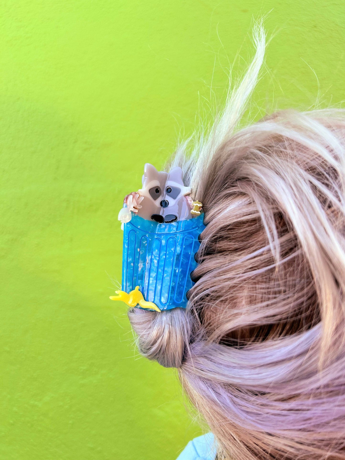 The Peach Fuzz • Trash Panda Raccoon Hair Claw