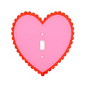Kailo Chic • Scalloped Heart Light Switch Plate, Two Styles