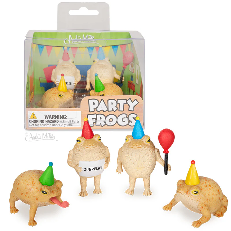 Party Frogs, 4 pc
