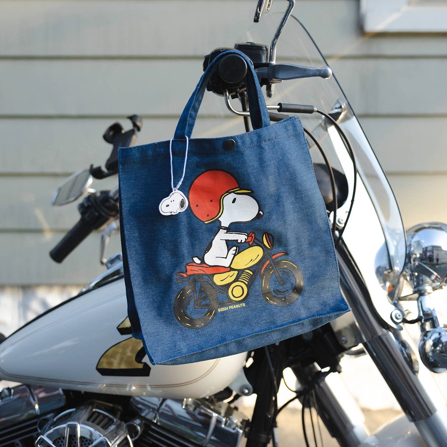 3P4 x Peanuts® • Snoopy Easy Rider Vintage-Style Market Tote