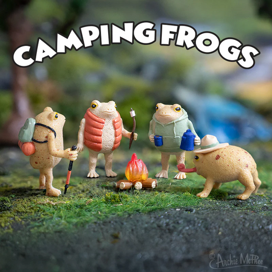 Camping Frogs, 4 pc