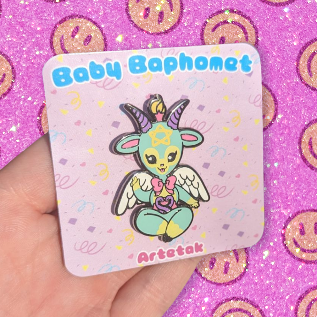Artetak • Baby Baphomet Enamel Pin