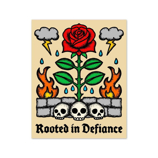 Rooted In Defiance Sticker
