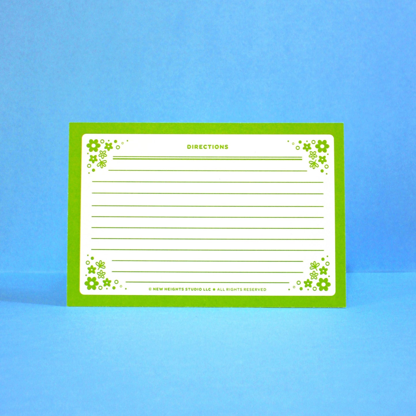 Spring Blossom Pyrex • Recipe Cards (6x4, Set of 5)