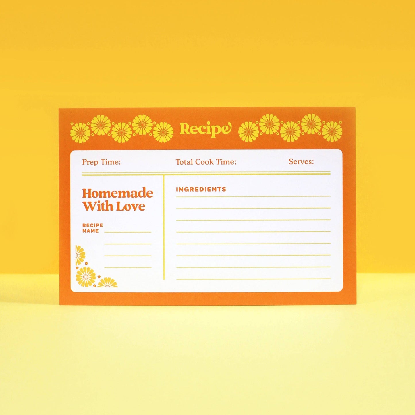 Daisy Pyrex • Cooking Recipe Cards (6x4, Set of 5)