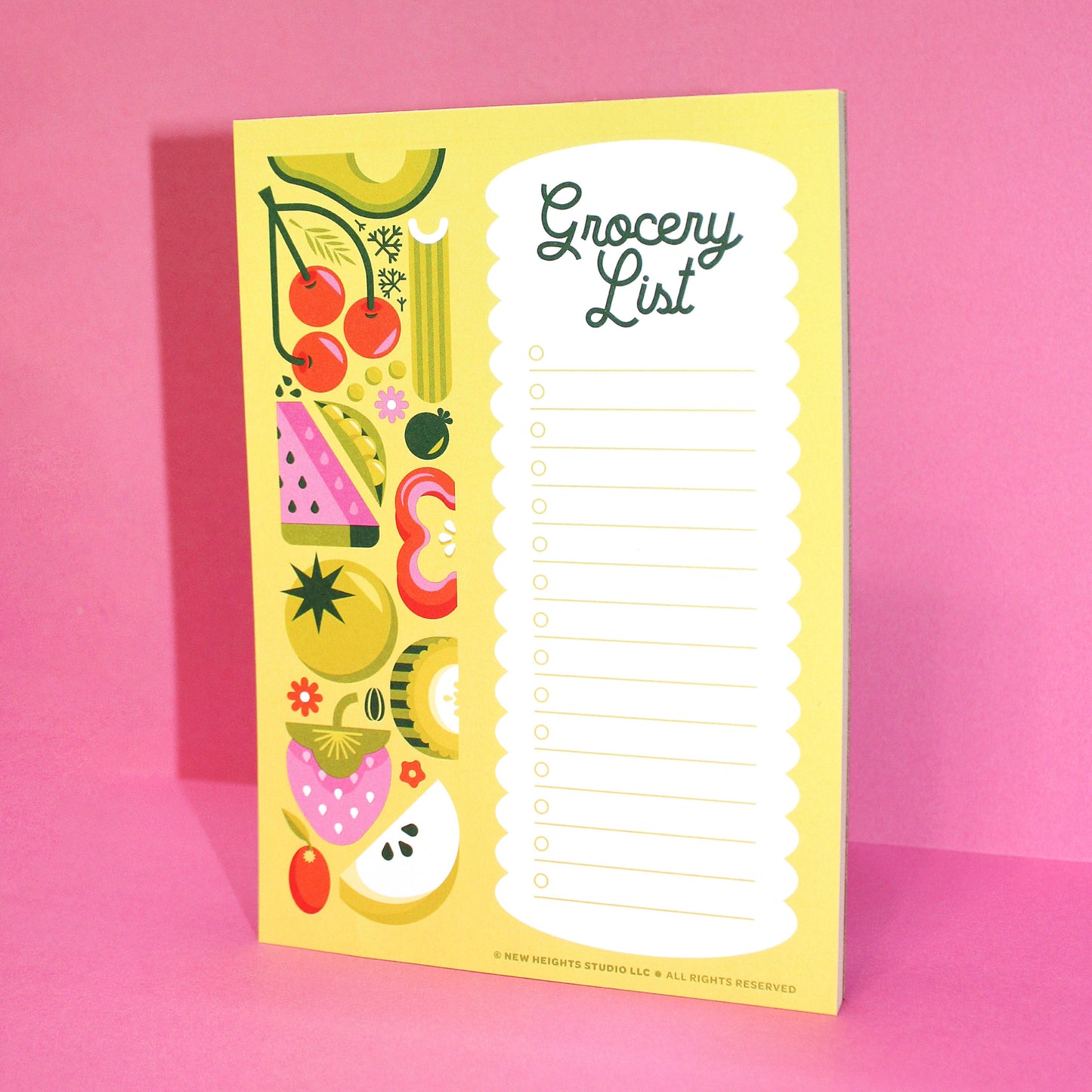 "Fruits & Veggies" • Grocery List Notepad (5x7)