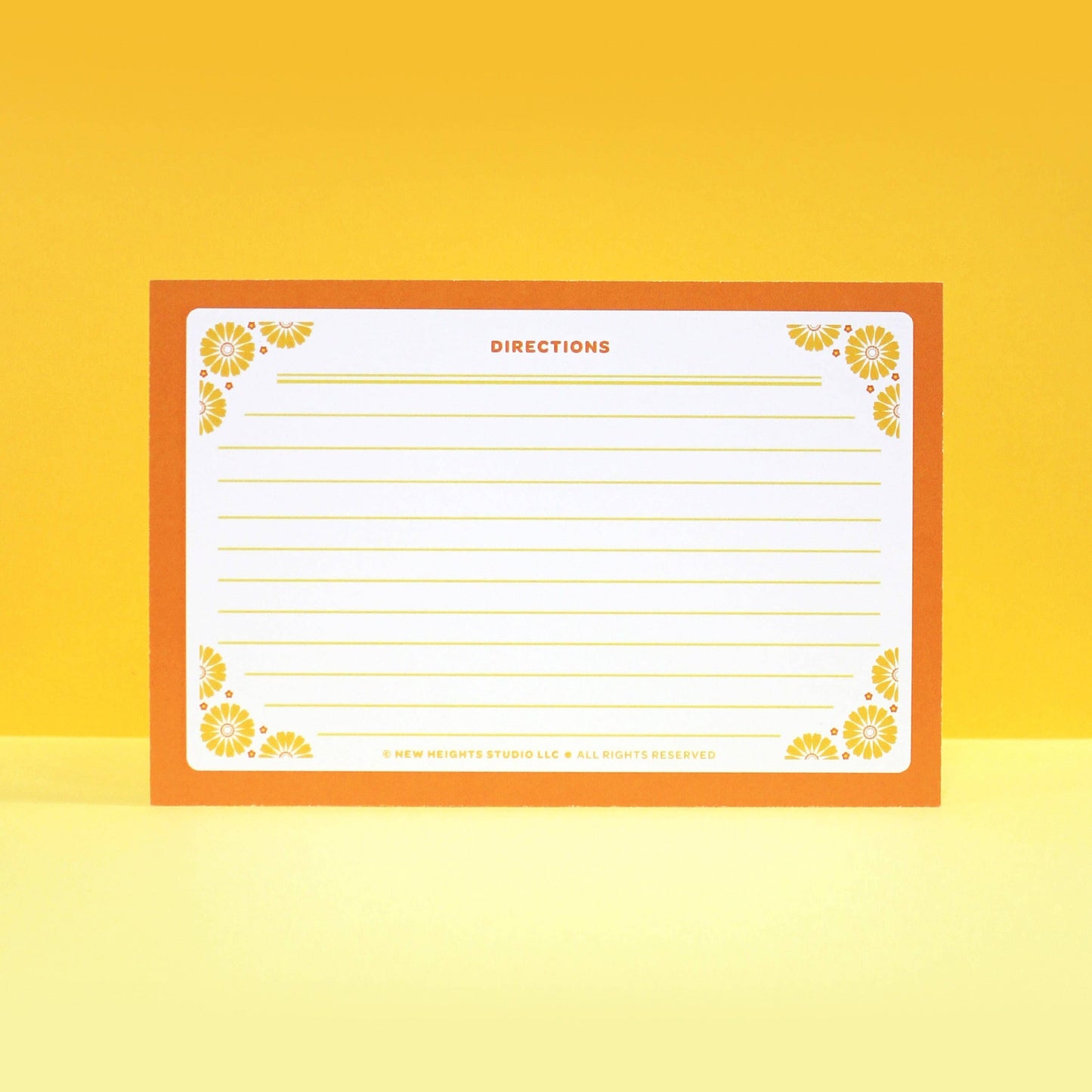 Daisy Pyrex • Cooking Recipe Cards (6x4, Set of 5)