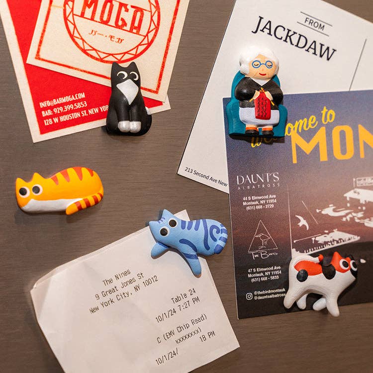 Cat Lady Fridge Magnets