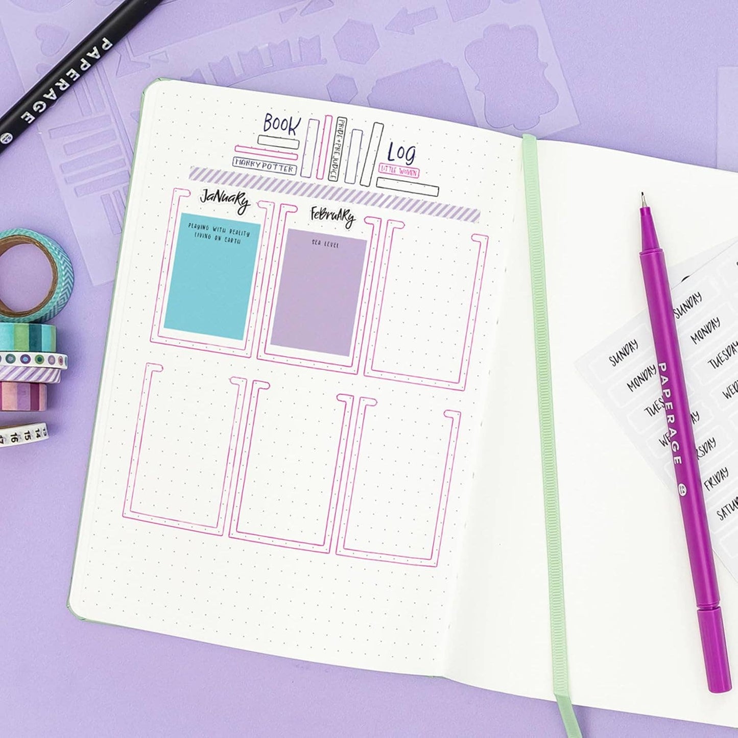 Dotted Casebound Journal Notebook, 160 pages