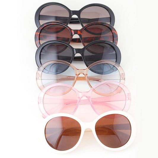 Modern Bright Round Sunglasses