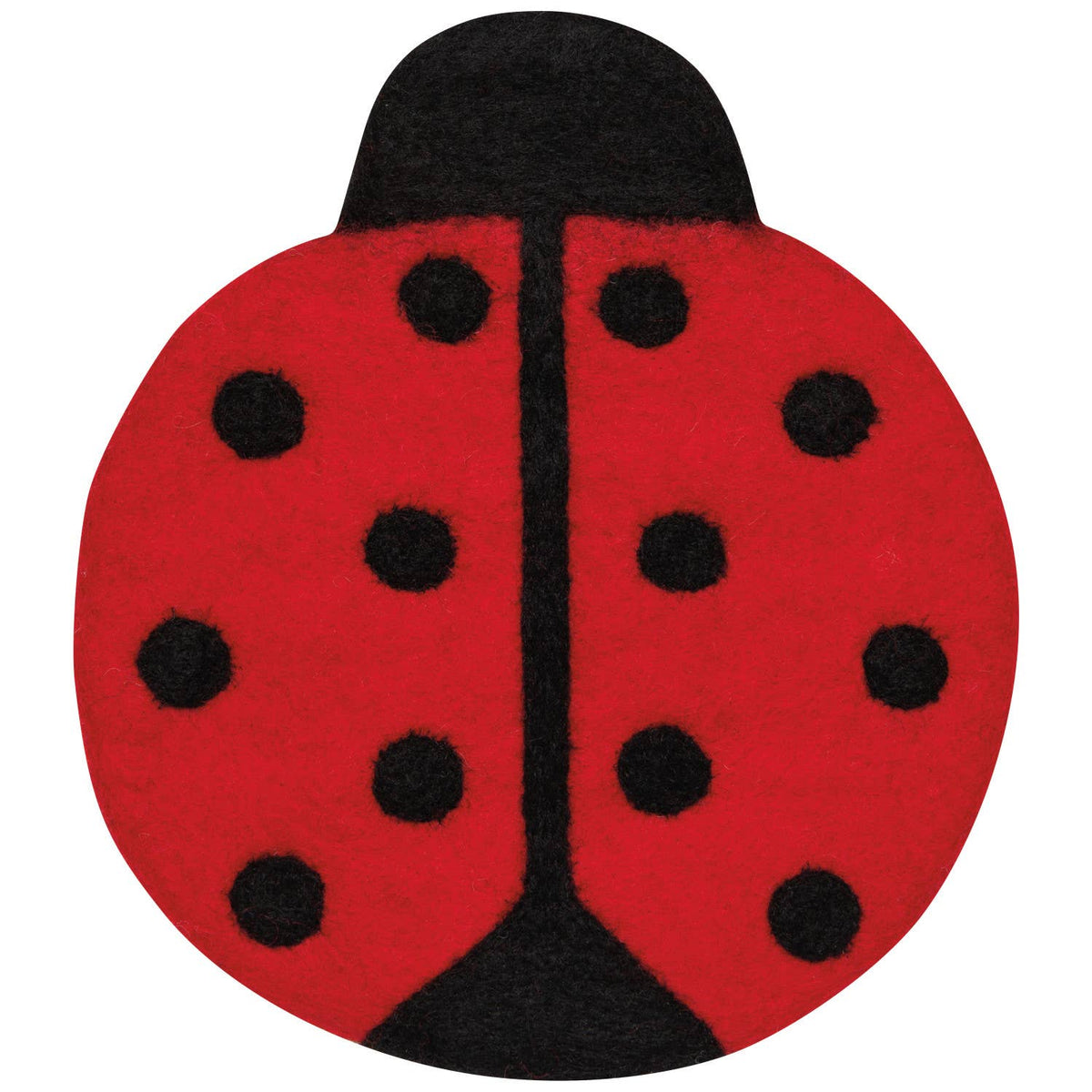 Ladybugs Felt Wool Trivet