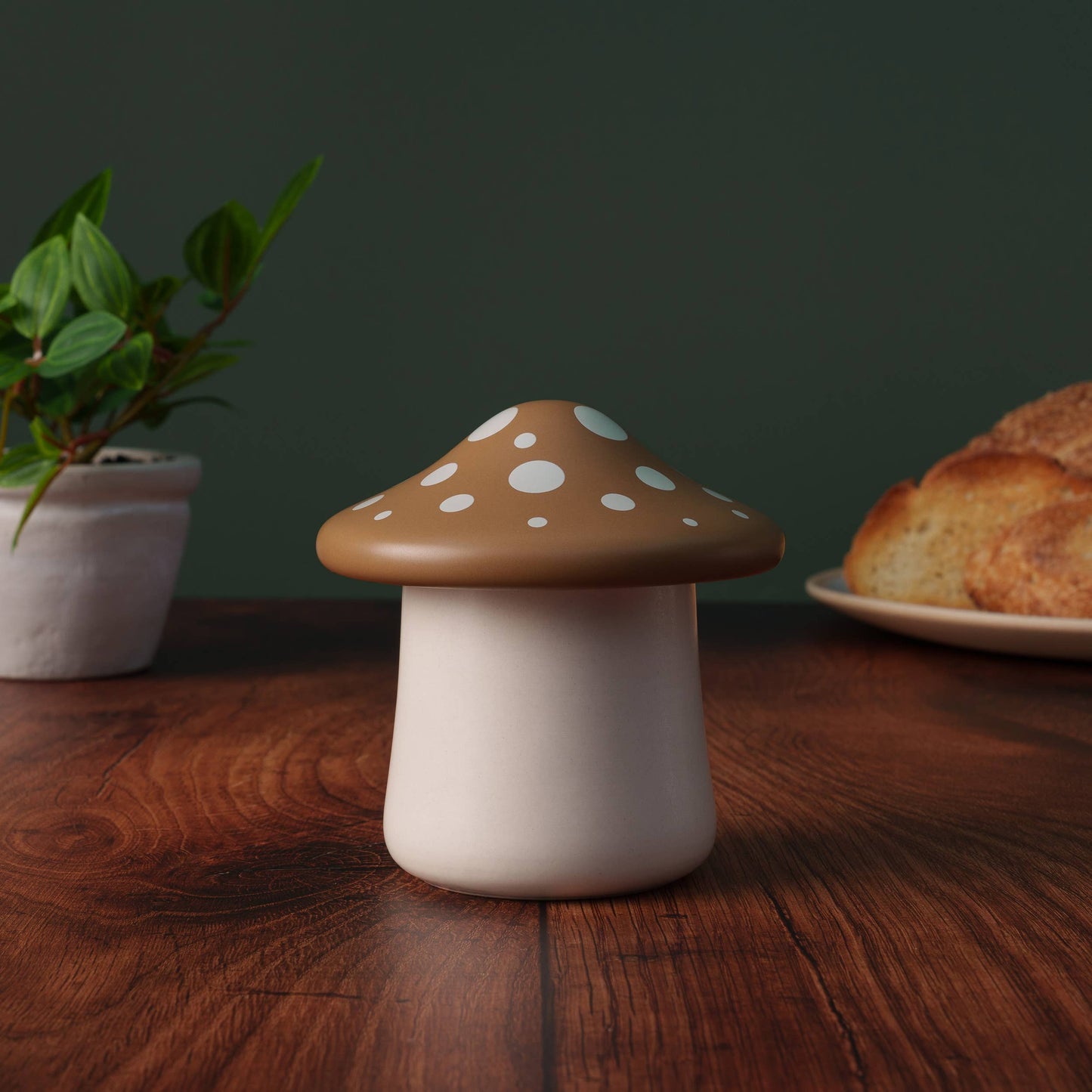 Fred & Friends • Butter Storage, Ceramic Mushroom