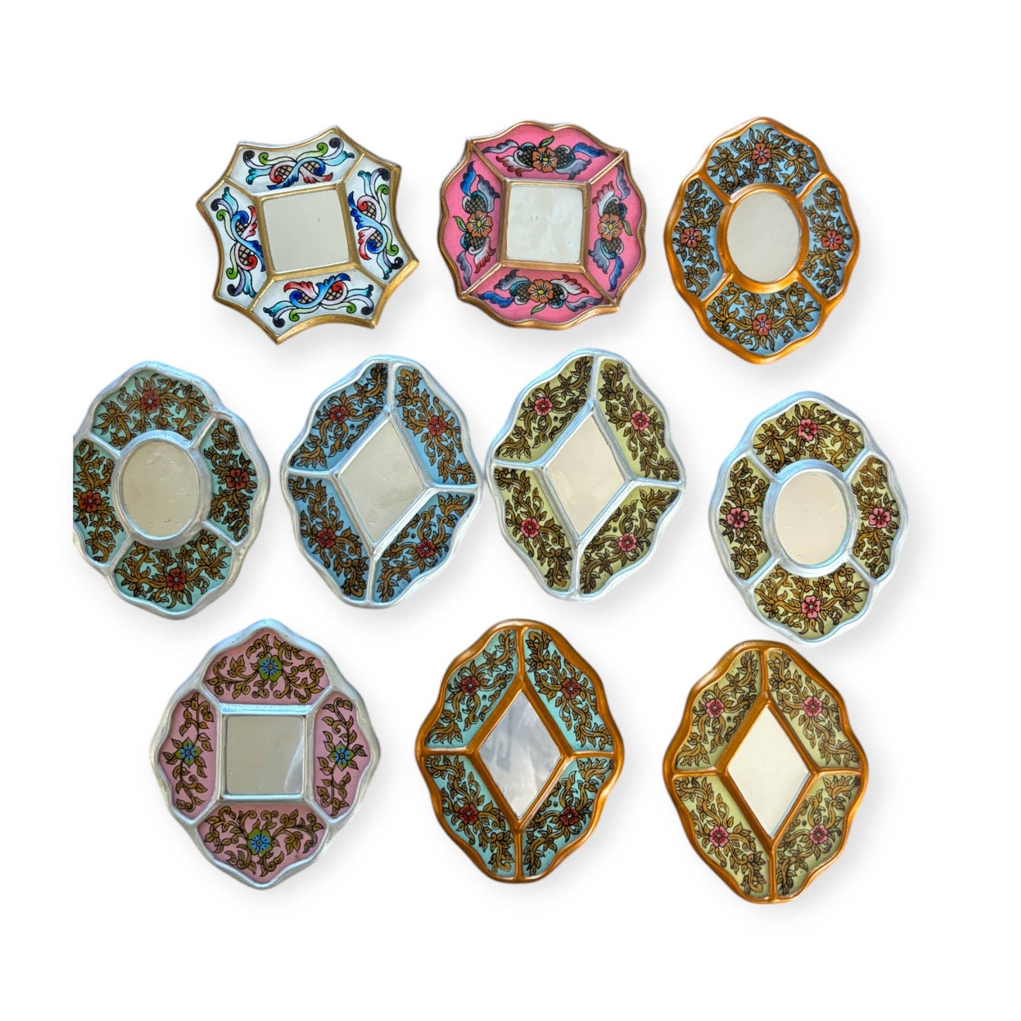 Handmade Peruvian 3” Wall Mirrors