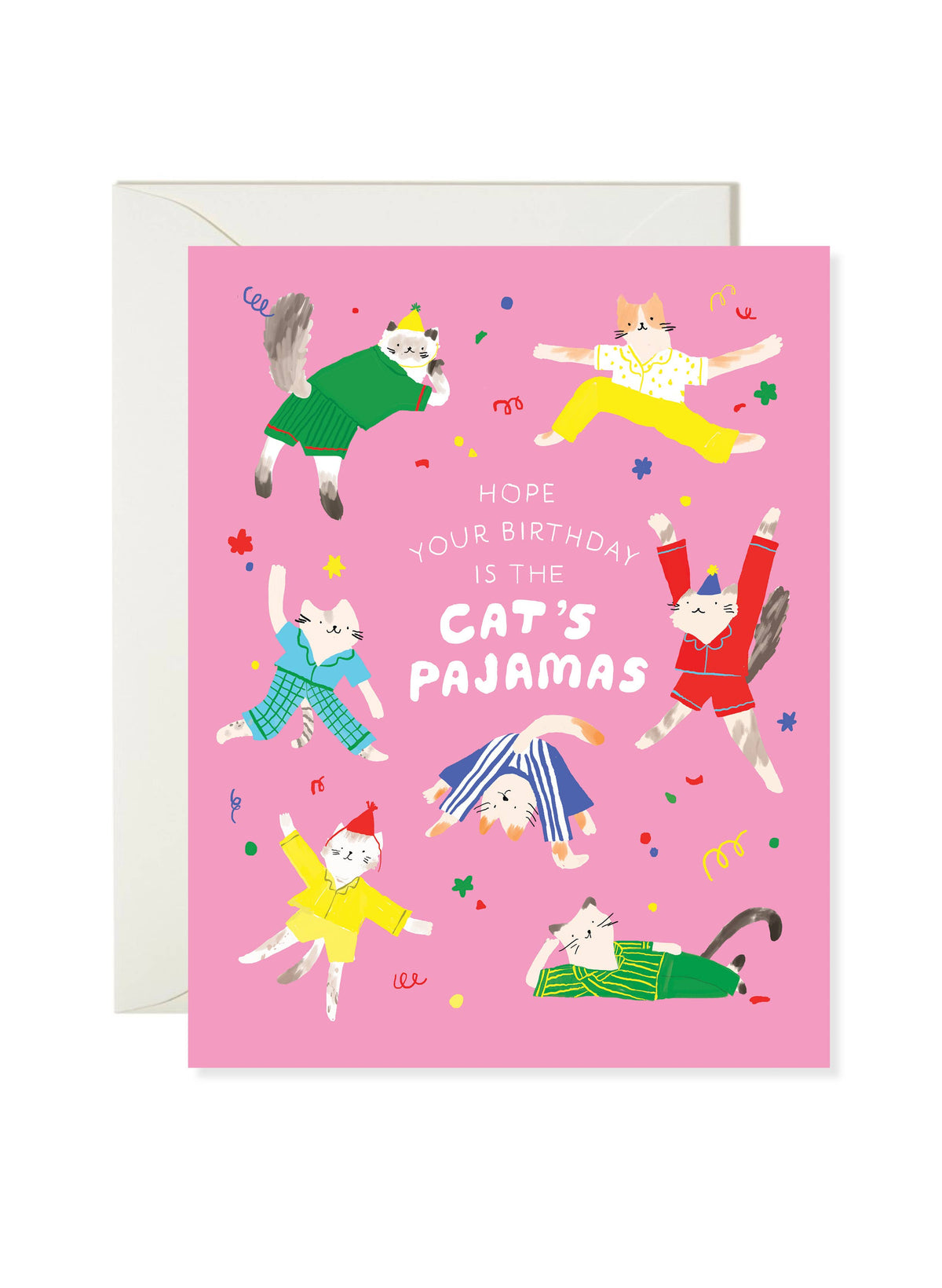 Karen Schipper • Cat's Pajamas Birthday Card