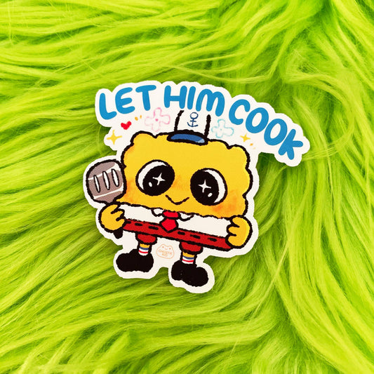 Ghostiekid • Let Him Cook Vinyl Sticker