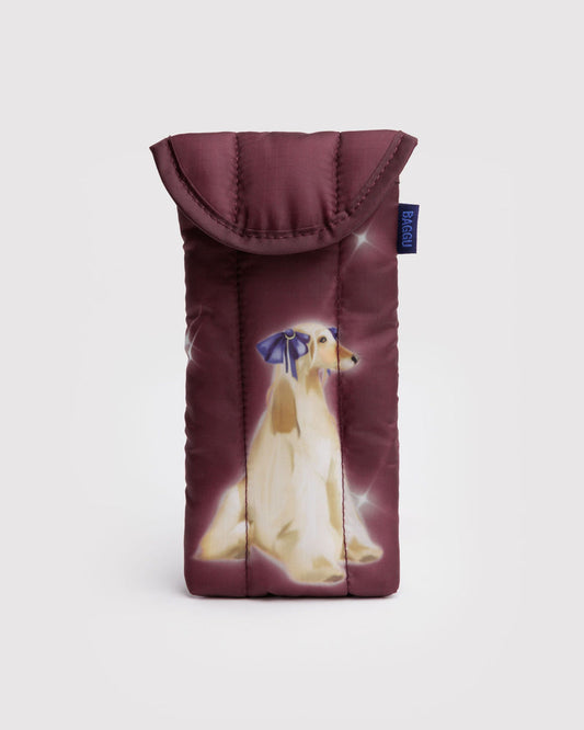 BAGGU • “Fancy Dog” Puffy Glasses Sleeve