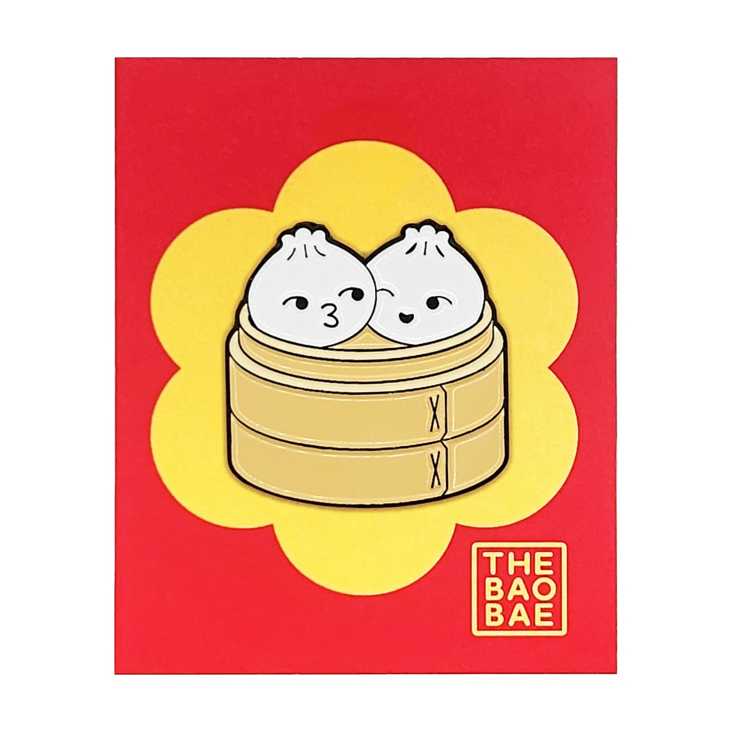 Bao Buddies Enamel Pin