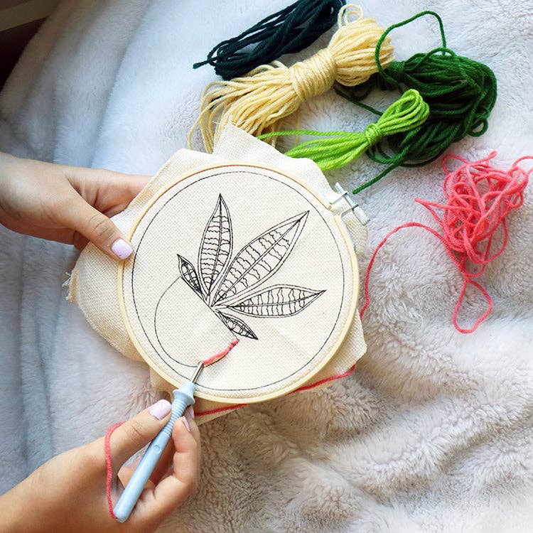 Plant Punch Needle Kit, DIY