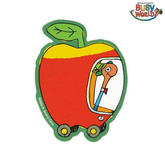 3P4 x Richard Scarry® • Apple Car Magnet