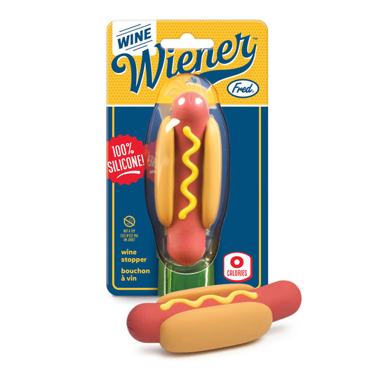 Fred & Friends • Hot Dog Bottle Stopper, Wine Wiener