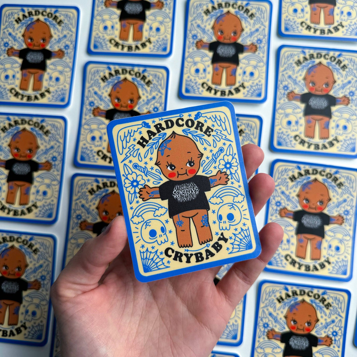 Ren-O-Graphics • HARDCORE CRYBABY STICKER