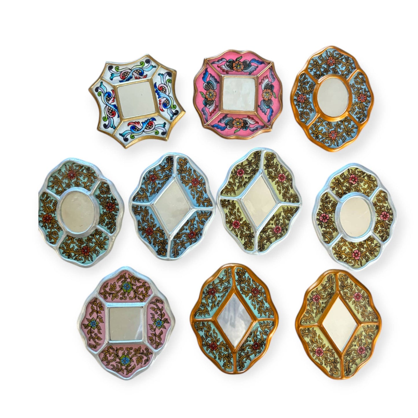 Handmade Peruvian 3” Wall Mirrors
