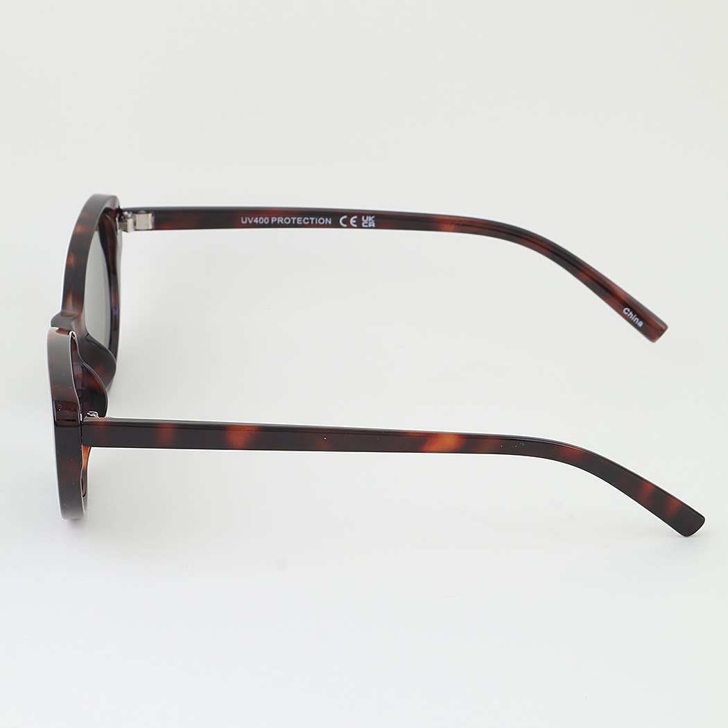 Modern Round Cateye Sunglasses