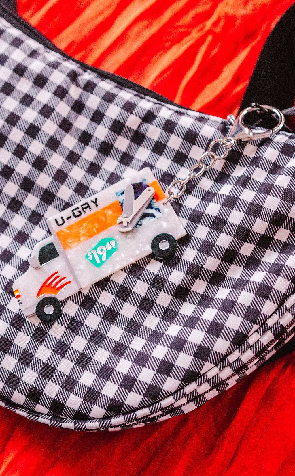The Peach Fuzz • U-Gay Moving Truck Keychain
