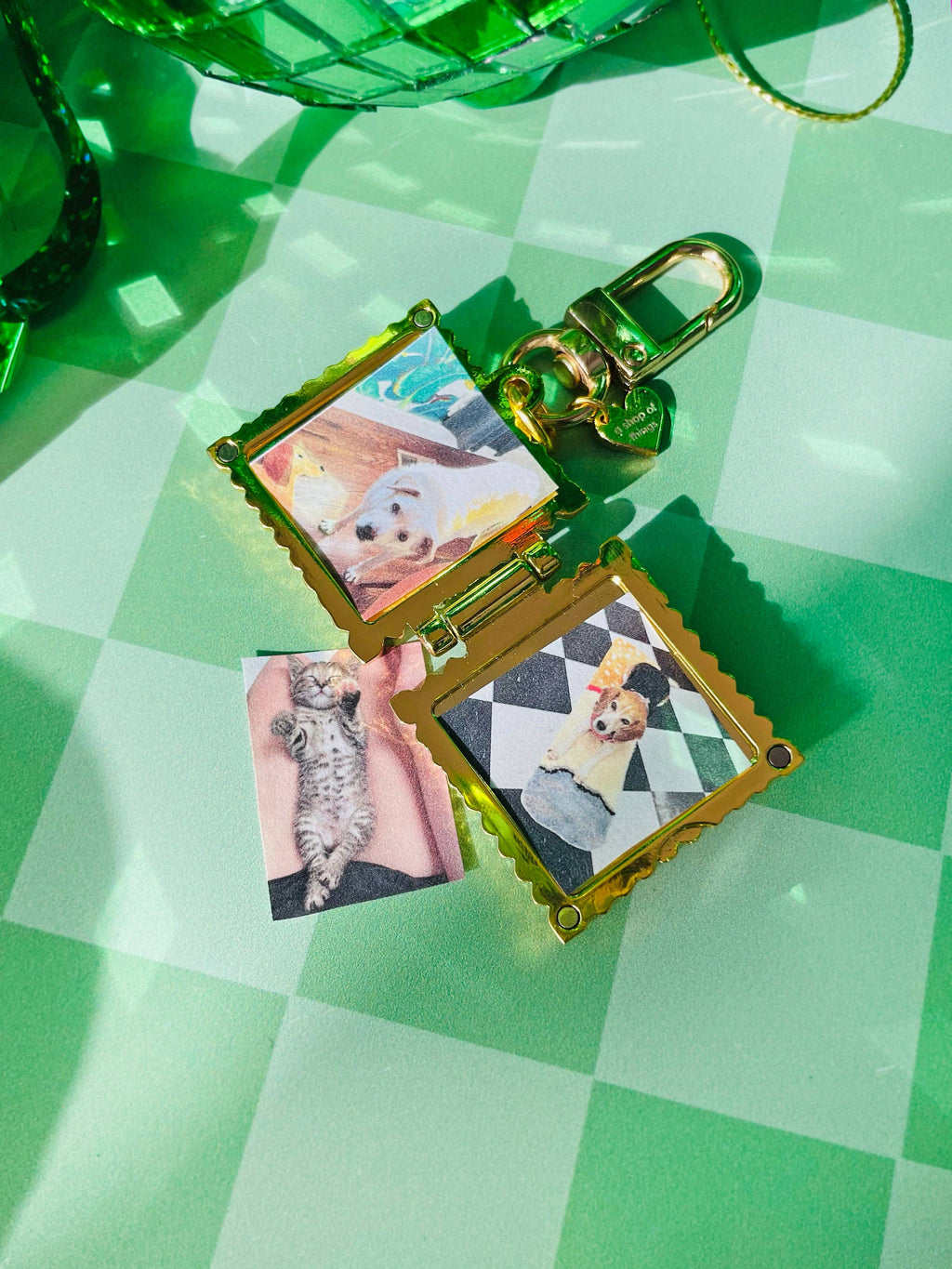 A Shop Of Things • Ravioli Locket Keychain