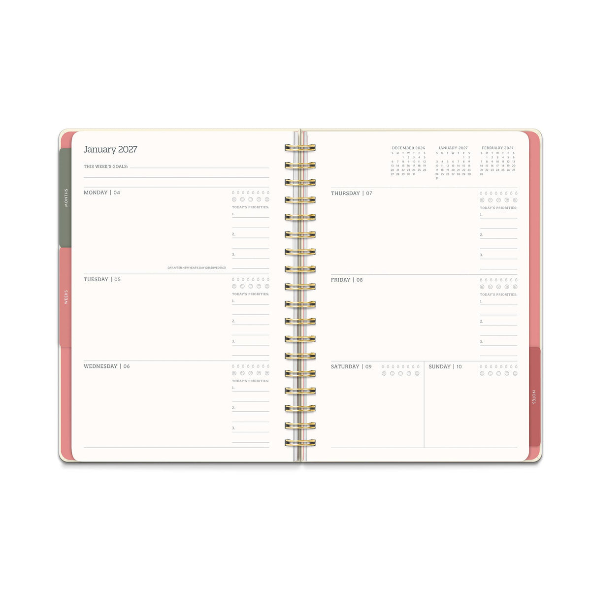 2027 Age of Romance Tri-Tab Planner