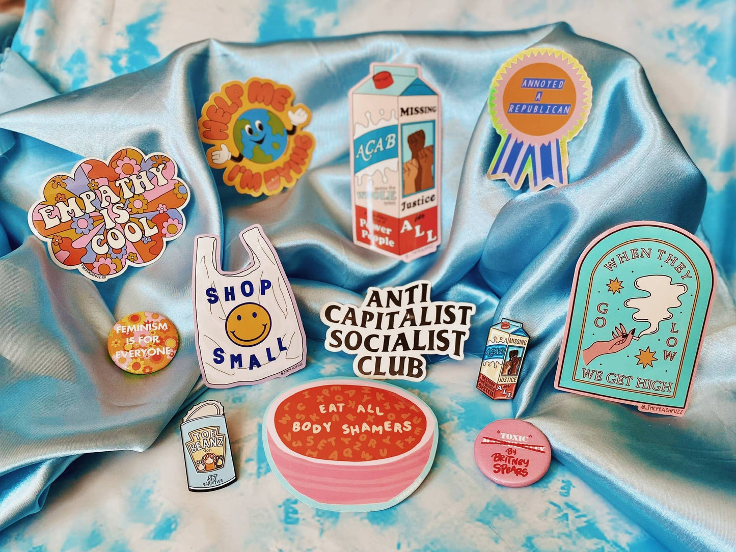 The Peach Fuzz • “Help Me, I’m Dying” Planet EarthSticker