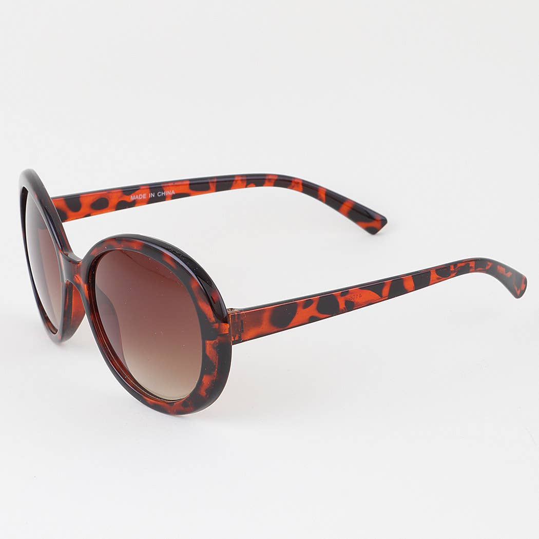Modern Bright Round Sunglasses
