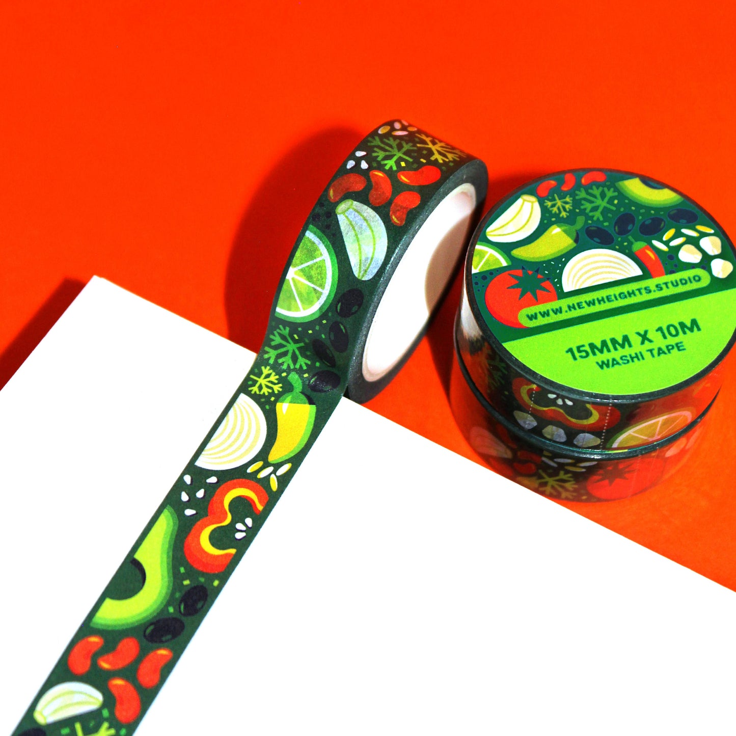 Latin Produce Washi Tape • Food Stationery, Foodie Lover