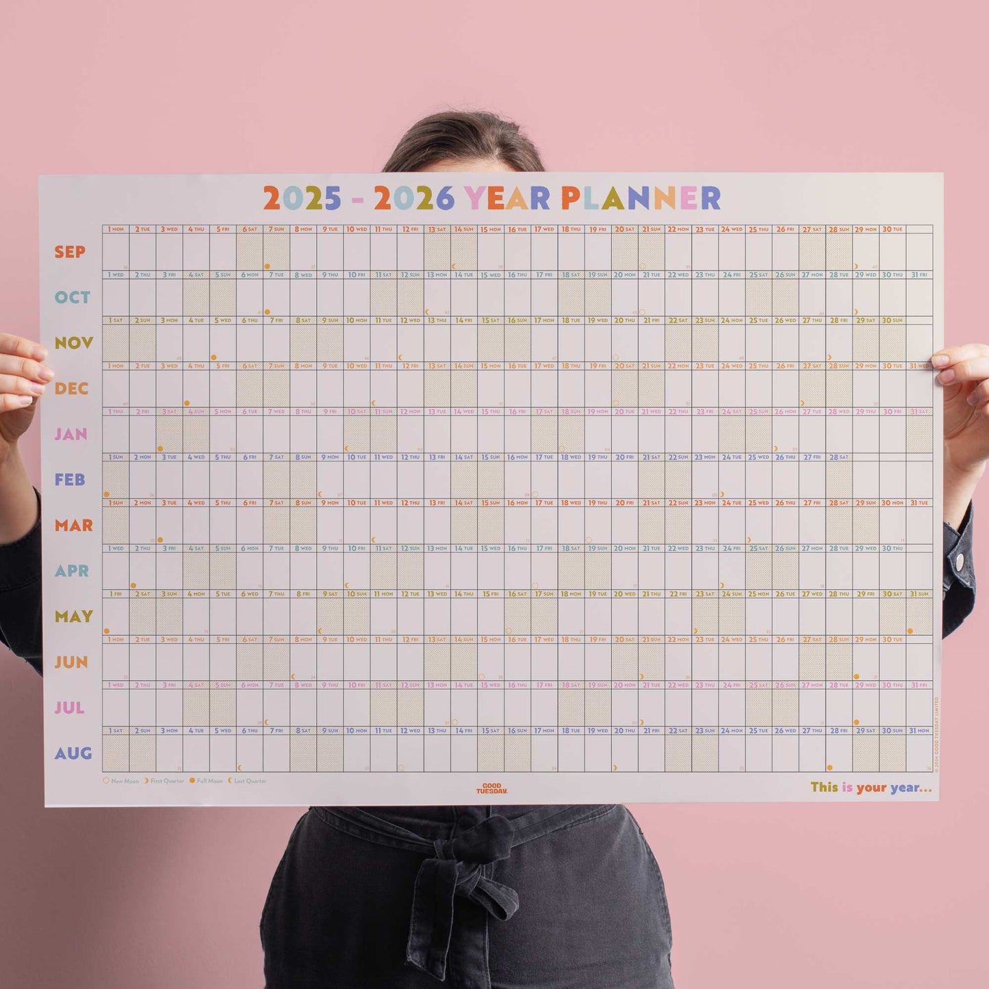 Good Tuesday • 2025-2026 Academic Year Wall Planner