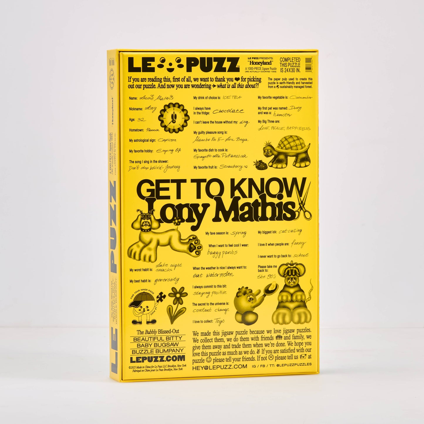 Le Puzz • Honeyland, 1000-Piece Puzzle