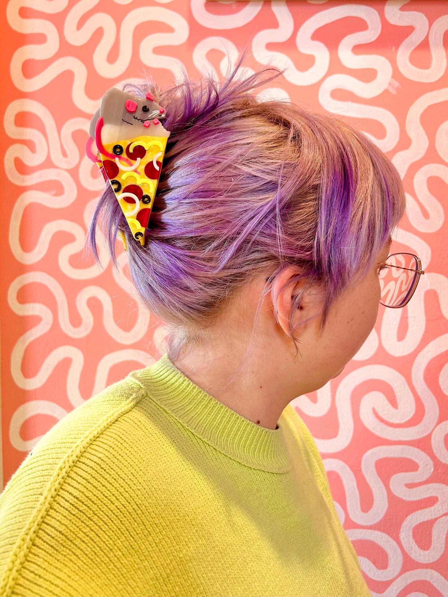 The Peach Fuzz • Pizza Rat Hair Claw