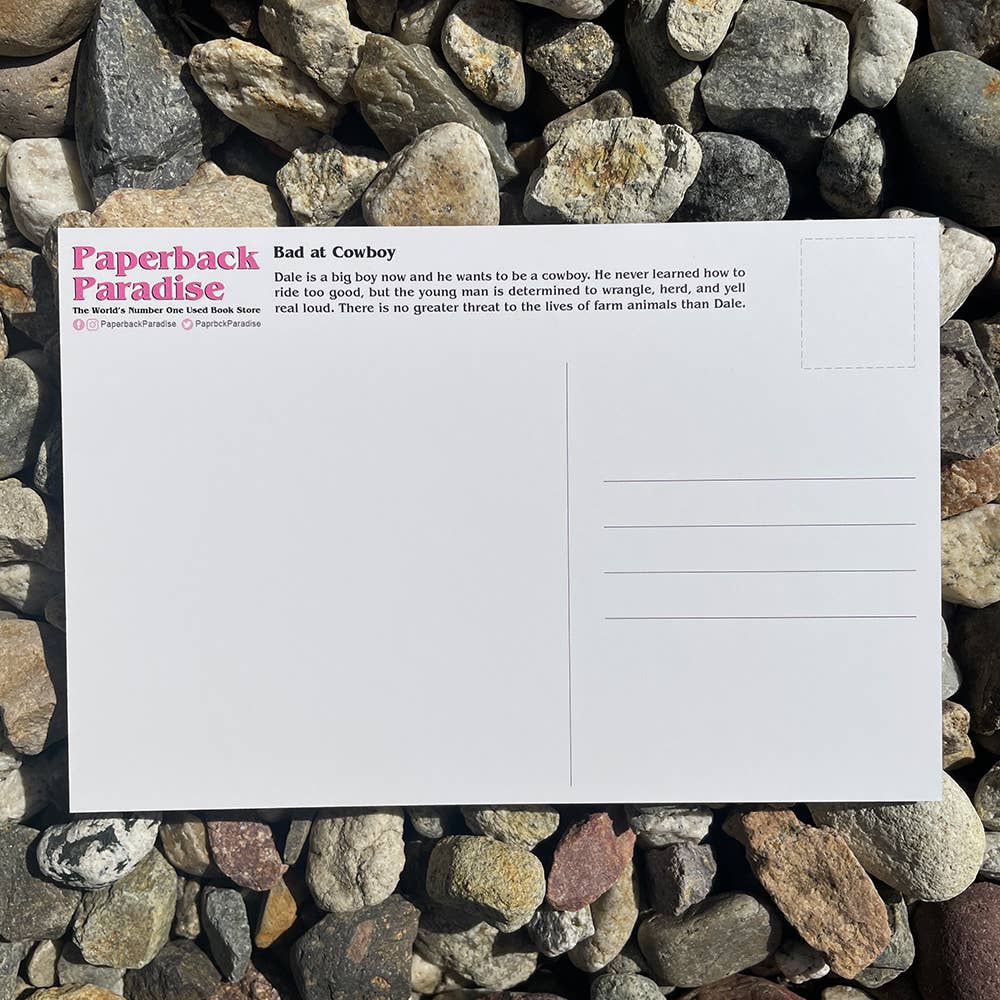 Bad at Cowboy Postcard