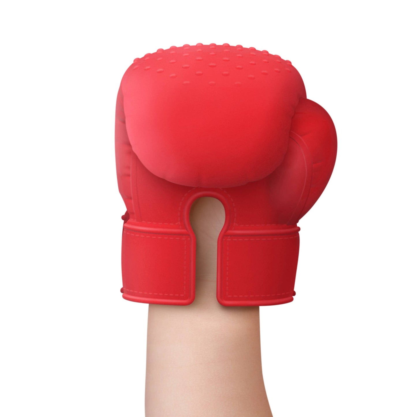 Fred & Friends • Boxing Glove Teething Mitt, Buff Baby