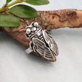 Silver Color Cicada Ring