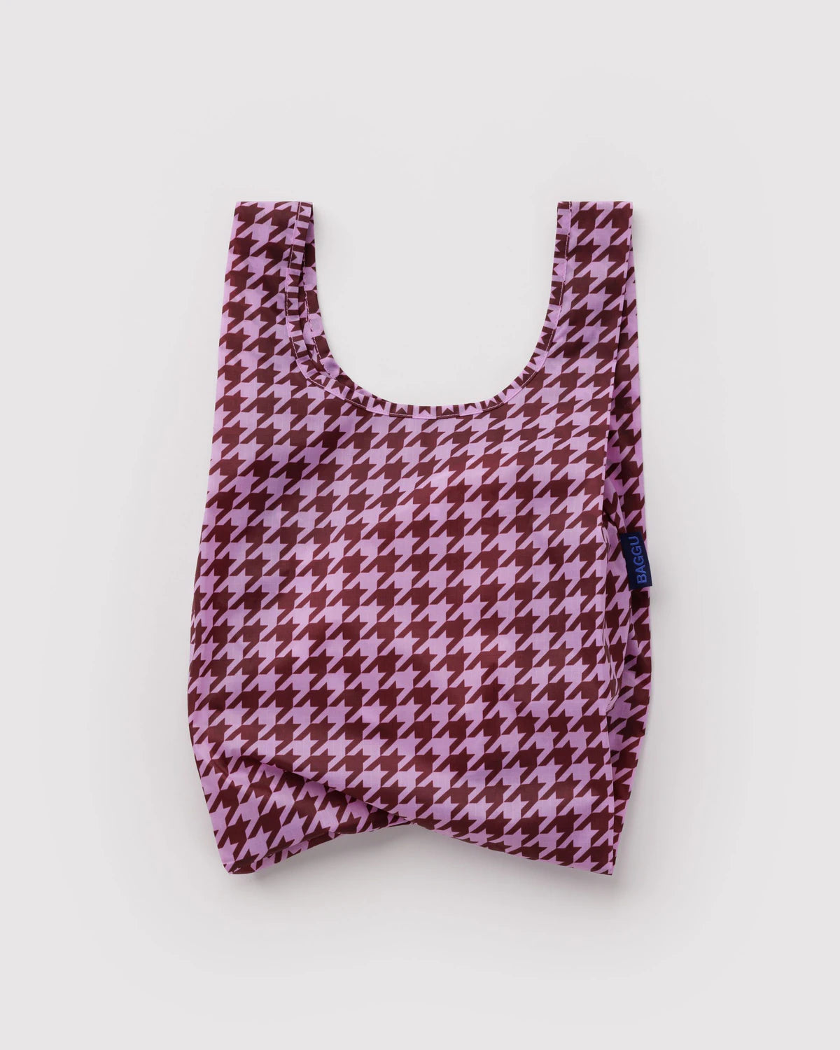 BAGGU • “Pink Houndstooth” Baby Baggu