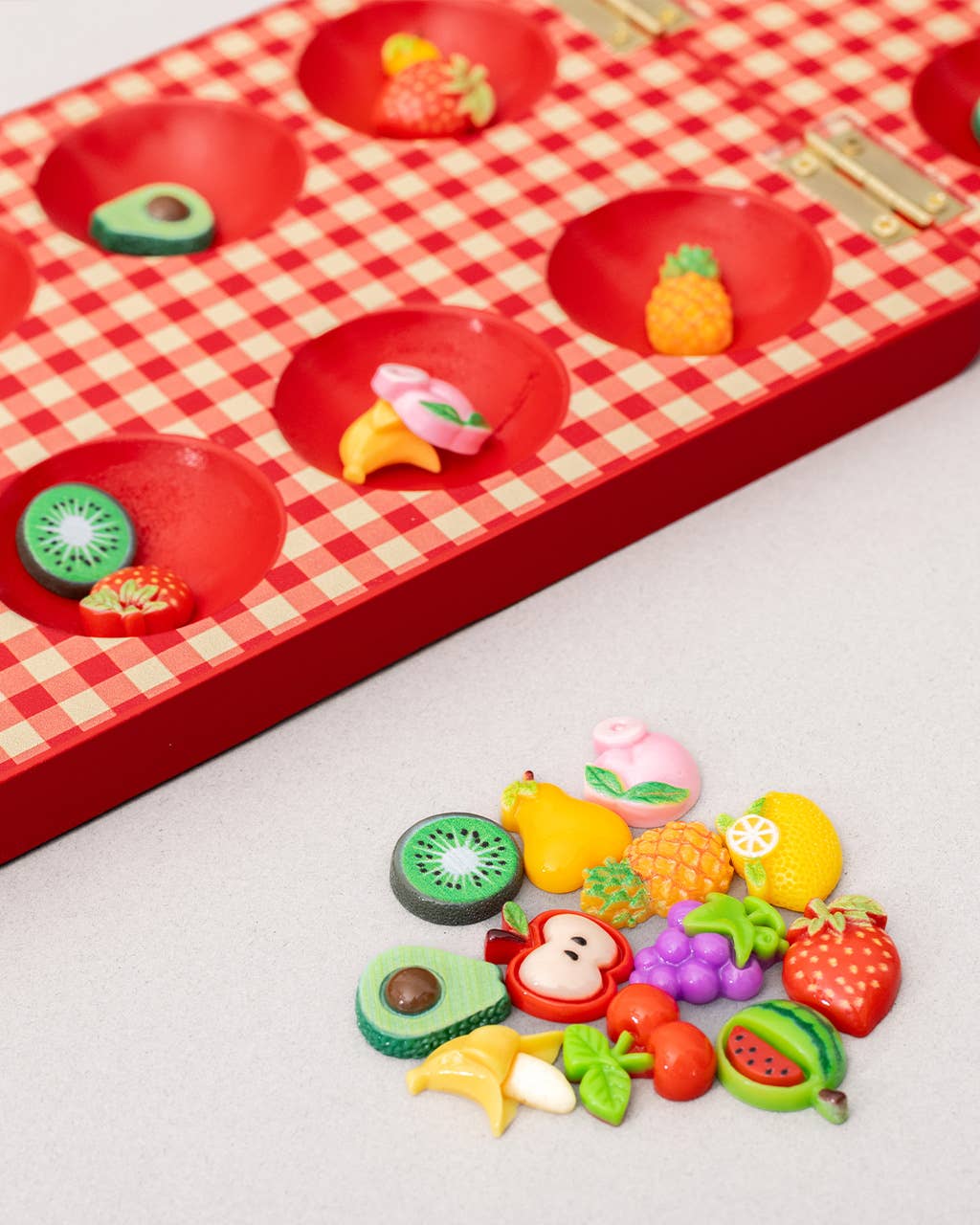 Fruit Gingham Mancala Set