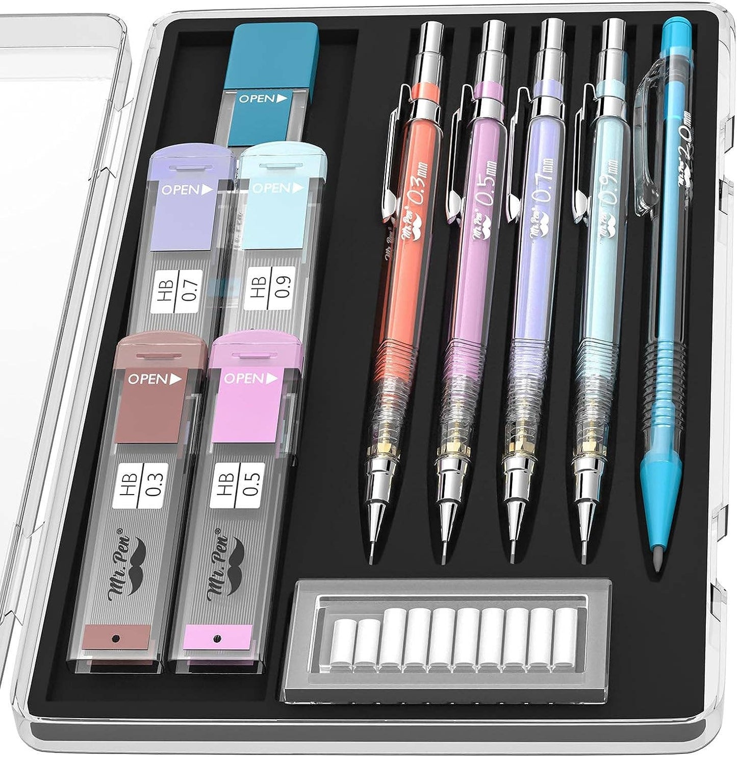 Mr. Pen Pastel Mechanical Pencil Set