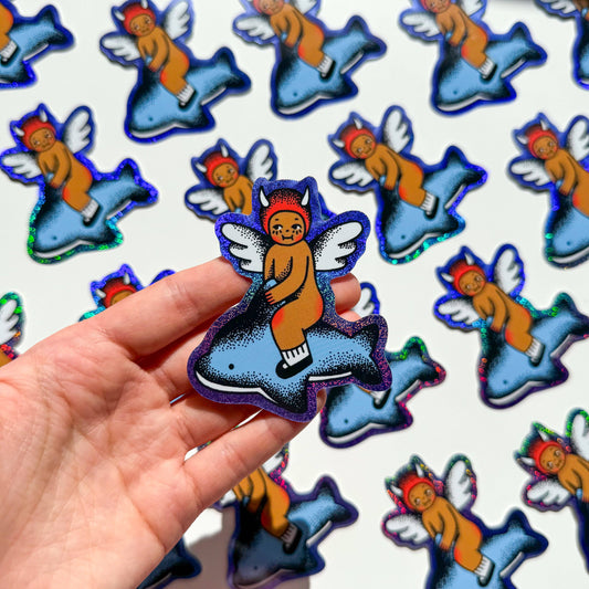 Ren-O-Graphics • DOLPHIN RIDER STICKER