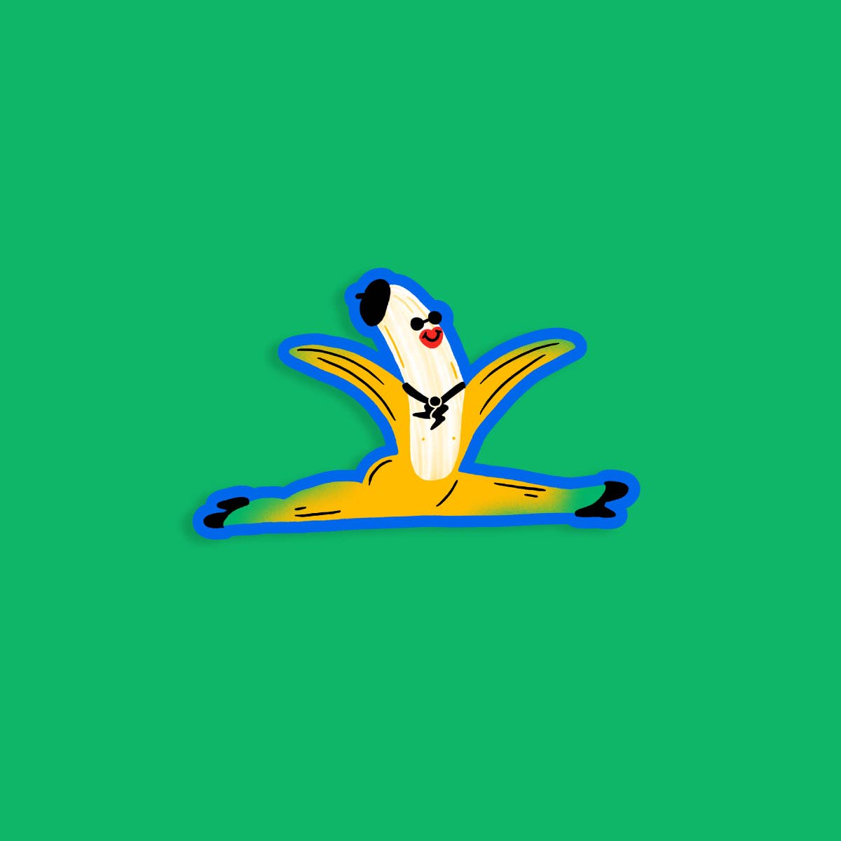 Matagora Club • Banana Split Vinyl Sticker