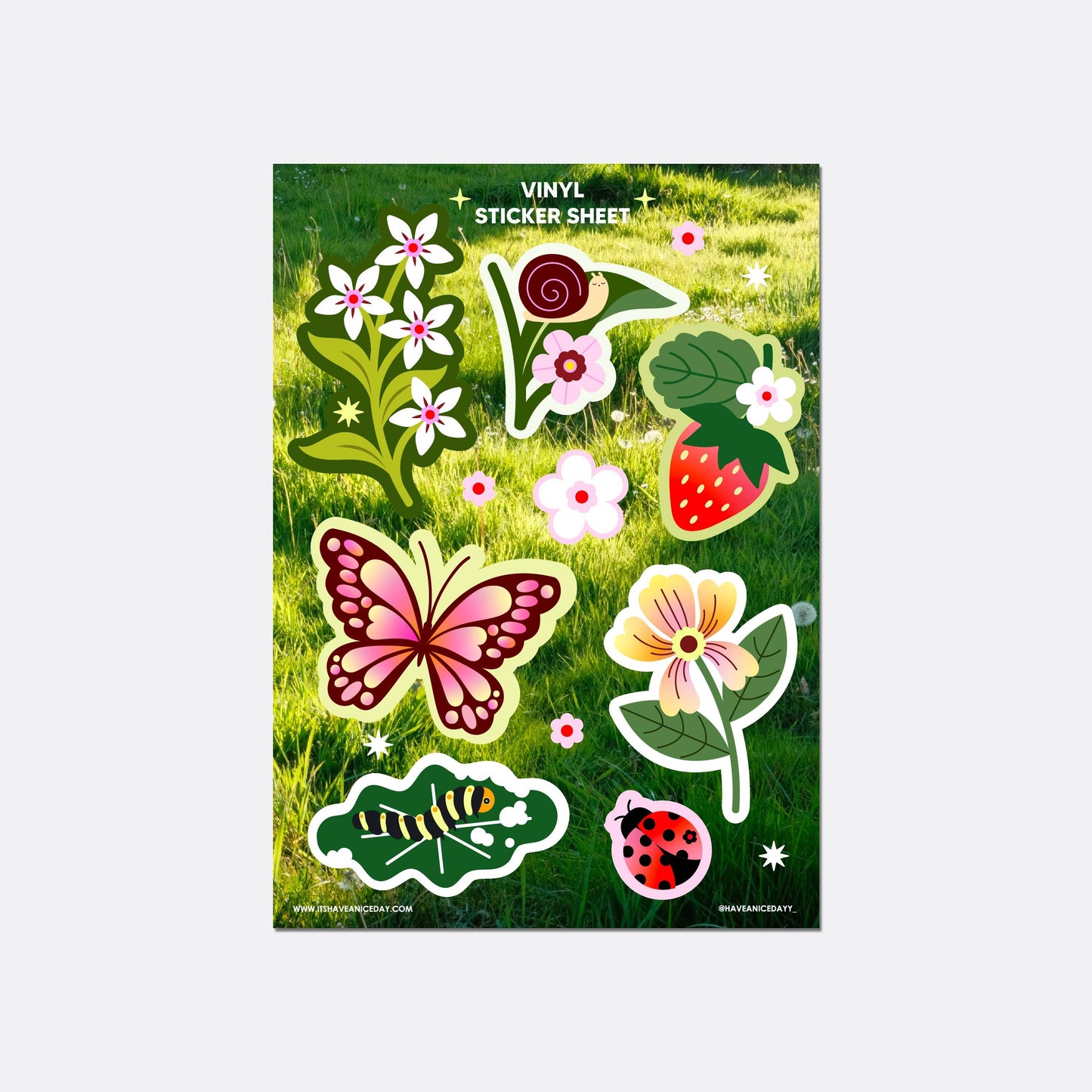 Have a Nice Day • Garden Sticker Sheet