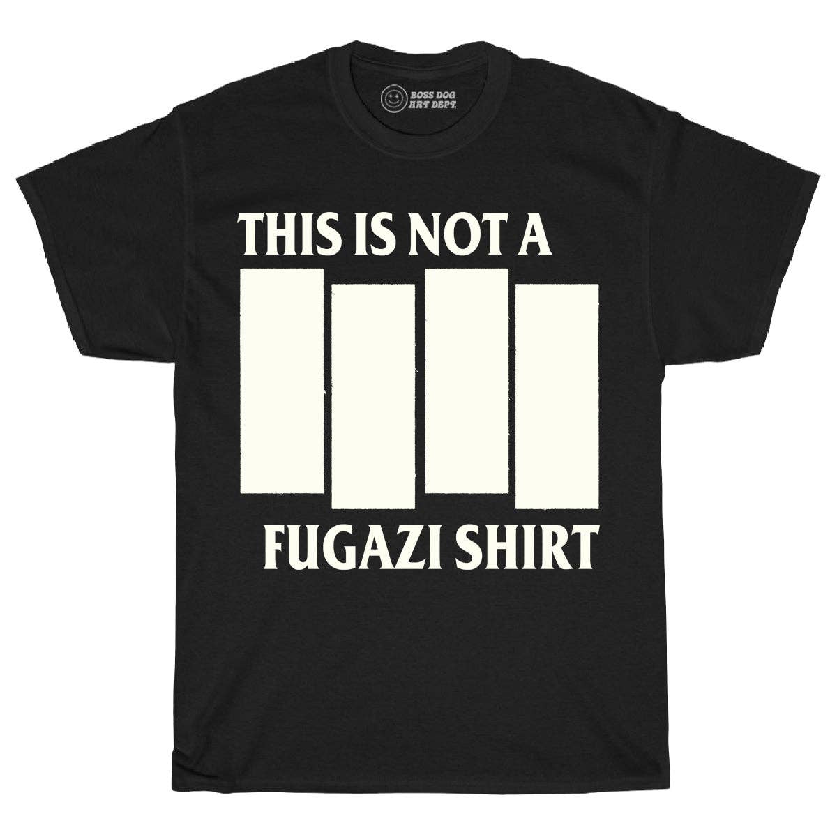 This Is Not A Fugazi Black Tee