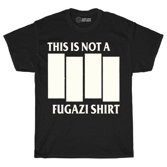 This Is Not A Fugazi Black Tee