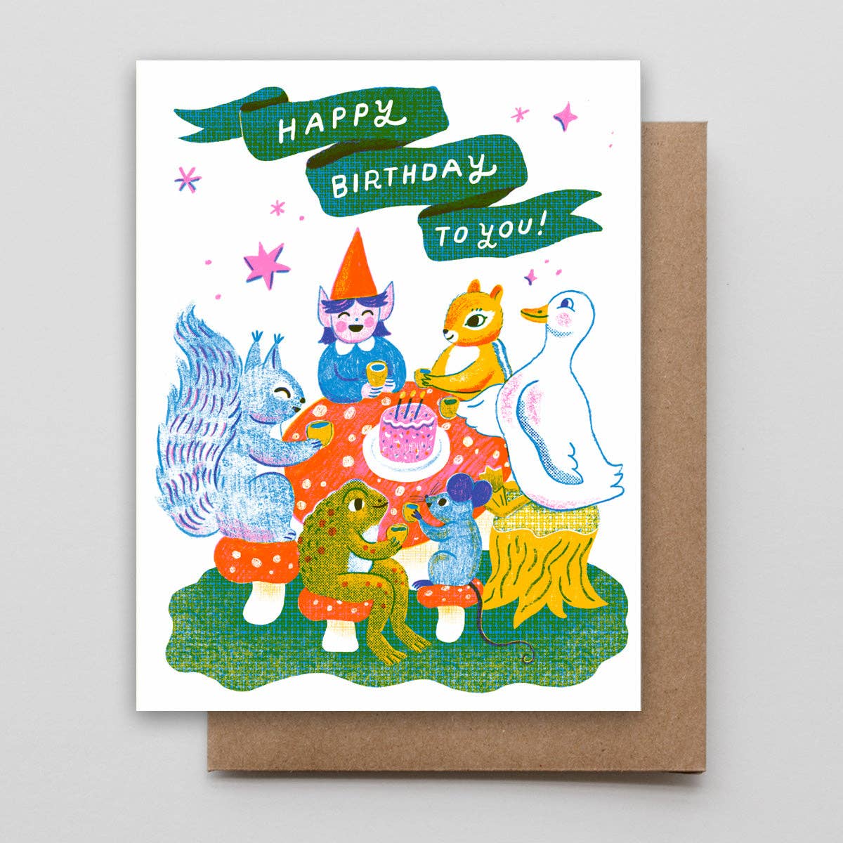Hammerpress • Birthday Animal Party Card