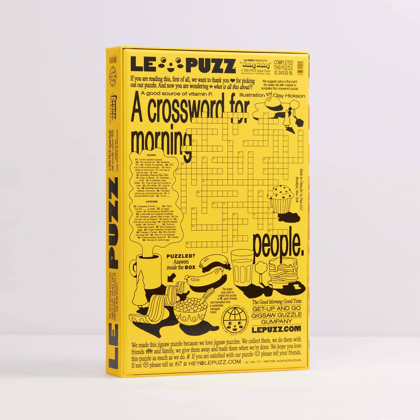 Le Puzz • Wakey Wakey, 1000 Piece Puzzle